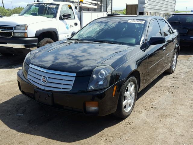 1G6DM57T970105636 - 2007 CADILLAC CTS BLACK photo 2