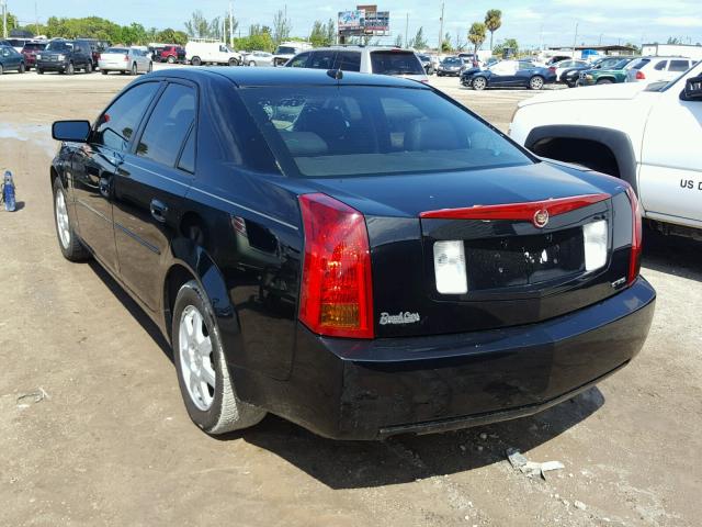 1G6DM57T970105636 - 2007 CADILLAC CTS BLACK photo 3