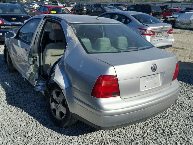 3VWSA29M2YM010350 - 2000 VOLKSWAGEN JETTA GLS SILVER photo 3