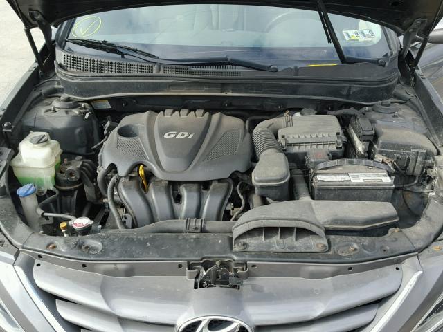 5NPEB4AC8BH281115 - 2011 HYUNDAI SONATA GLS GRAY photo 7