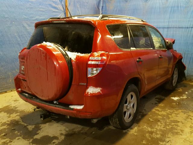 2T3BF4DV4CW268053 - 2012 TOYOTA RAV4 RED photo 4