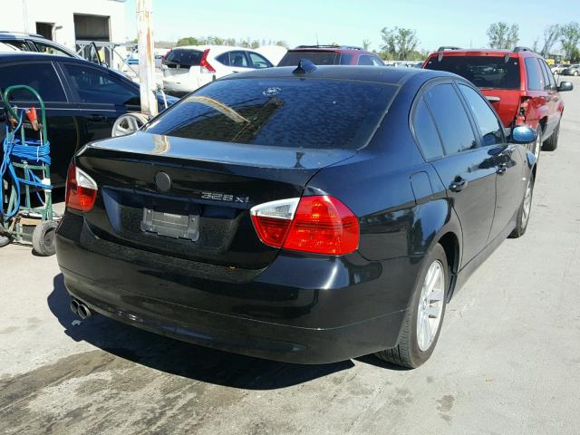 WBAVC93527KX58555 - 2007 BMW 328 XI BLACK photo 4