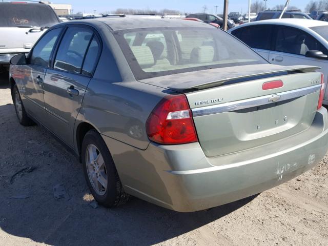 1G1ZT54885F233276 - 2005 CHEVROLET MALIBU LS 绿色 照片 3