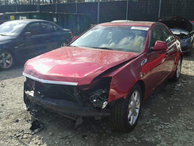 1G6DG577490125595 - 2009 CADILLAC CTS RED photo 2