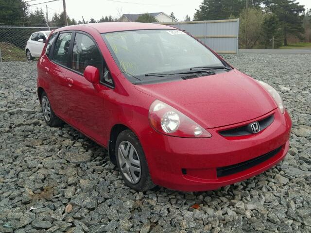 JHMGD38498S807644 - 2008 HONDA FIT RED photo 1