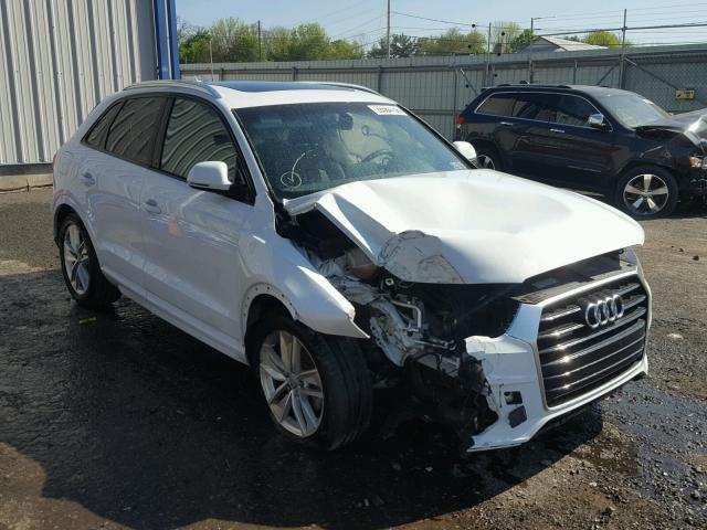 WA1ECCFS4HR017649 - 2017 AUDI Q3 PREMIUM WHITE photo 1