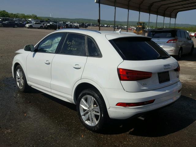 WA1ECCFS4HR017649 - 2017 AUDI Q3 PREMIUM WHITE photo 3