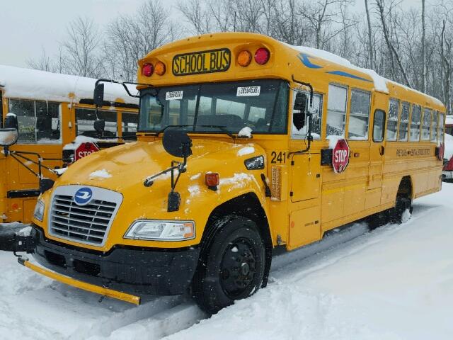 1BAKCCEA9JF341358 - 2018 BLUE BIRD SCHOOL BUS YELLOW photo 2