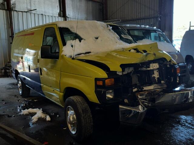 1FTNE1EW1CDA54348 - 2012 FORD ECONOLINE YELLOW photo 1