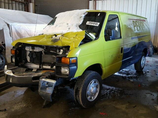 1FTNE1EW1CDA54348 - 2012 FORD ECONOLINE YELLOW photo 2