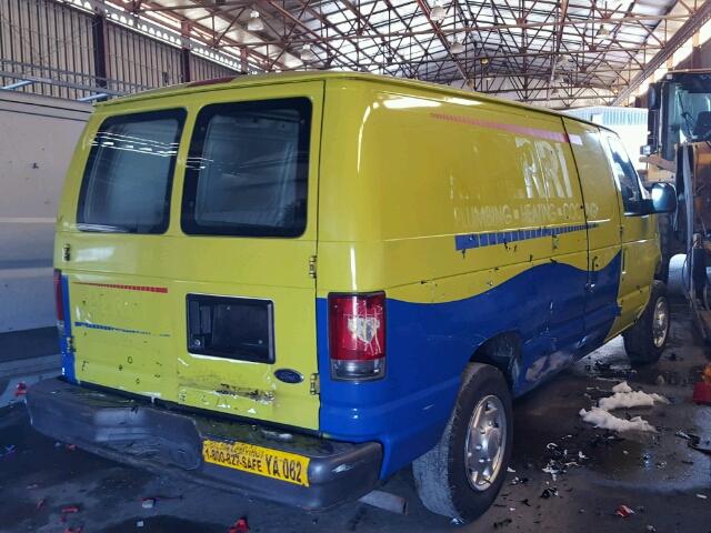 1FTNE1EW1CDA54348 - 2012 FORD ECONOLINE YELLOW photo 4