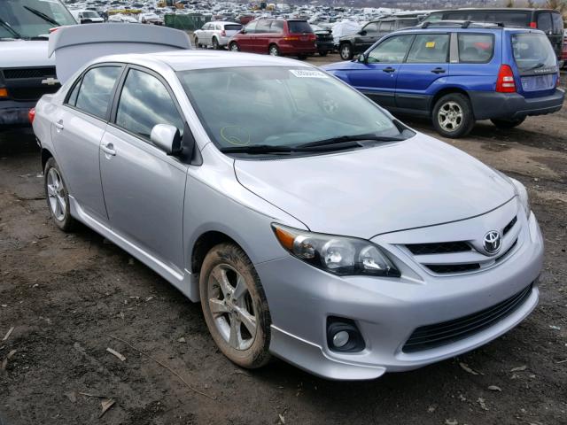 2T1BU4EE5BC605133 - 2011 TOYOTA COROLLA BA SILVER photo 1