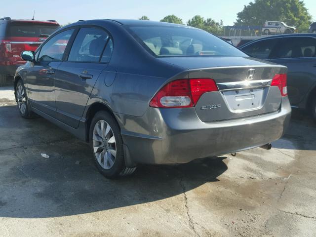 19XFA1F88AE083969 - 2010 HONDA CIVIC EX ნაცრისფერი ფოტო 3