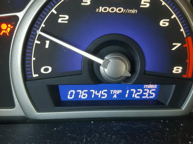 19XFA1F88AE083969 - 2010 HONDA CIVIC EX ნაცრისფერი ფოტო 8