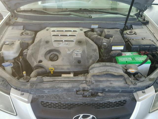 5NPEU46F76H047860 - 2006 HYUNDAI SONATA GLS SILVER photo 7