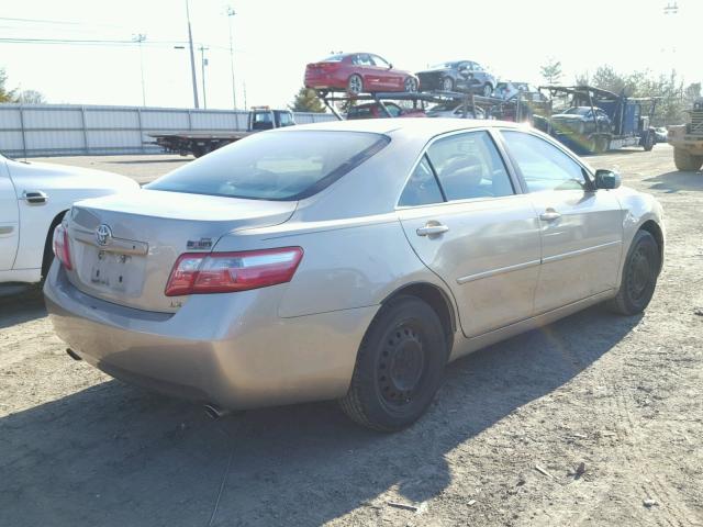 4T1BK46KX7U053211 - 2007 TOYOTA CAMRY NEW GOLD photo 4