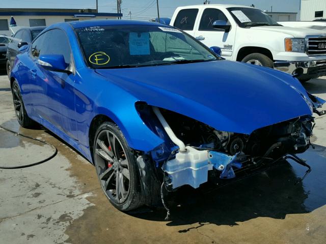 KMHHU6KH0AU040131 - 2010 HYUNDAI GENESIS CO BLUE photo 1