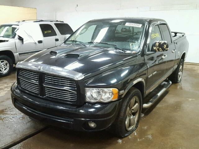 1D7HA18D63J588424 - 2003 DODGE RAM 1500 S BLACK photo 2