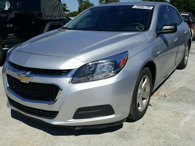 1G11B5SL0FF235337 - 2015 CHEVROLET MALIBU LS ვერცხლისფერი ფოტო 2