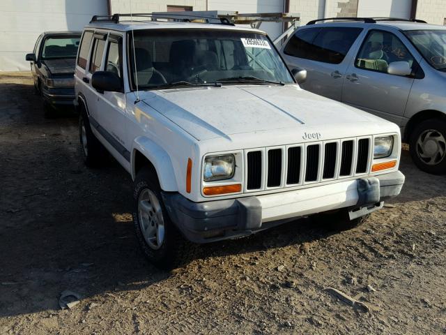 1J4FF48S41L513171 - 2001 JEEP CHEROKEE S WHITE photo 1