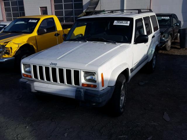 1J4FF48S41L513171 - 2001 JEEP CHEROKEE S WHITE photo 2