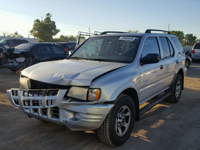 4S2CK58W334303904 - 2003 ISUZU RODEO S SILVER photo 2