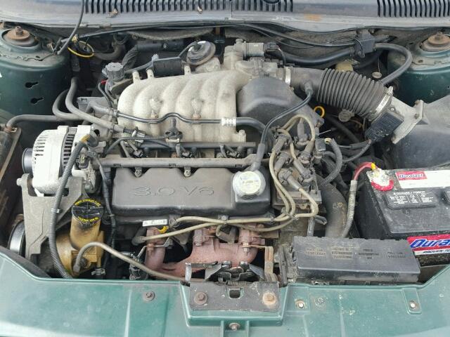 1FAFP52U2XA235397 - 1999 FORD TAURUS LX GREEN photo 7