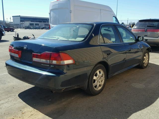 JHMCG56631C002180 - 2001 HONDA ACCORD EX GREEN photo 4