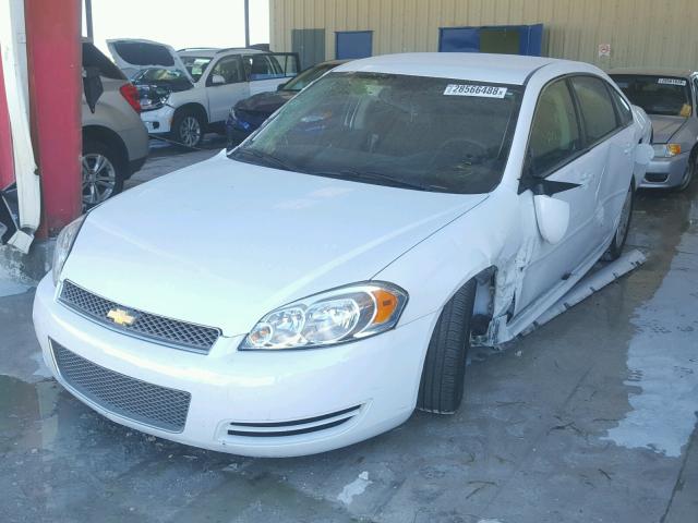 2G1WB5E3XG1104183 - 2016 CHEVROLET IMPALA LIM WHITE photo 2