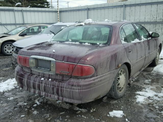 1G4HP54K444112933 - 2004 BUICK LESABRE CU BURGUNDY photo 4