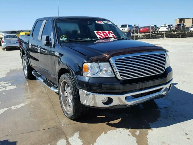 1FTPW12V47FA14289 - 2007 FORD F150 SUPER BLACK photo 1