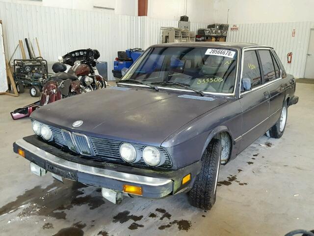 WBADB2408G0533500 - 1986 BMW 524 TD AUT GRAY photo 2