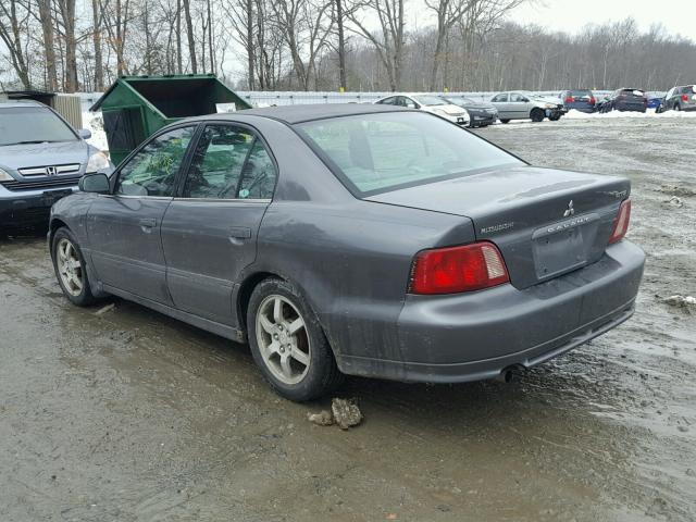 4A3AA46H62E139610 - 2002 MITSUBISHI GALANT ES GRAY photo 3