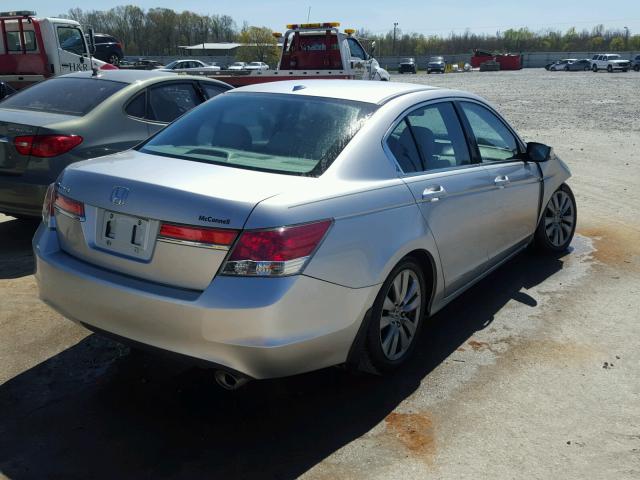 1HGCP2F84CA060414 - 2012 HONDA ACCORD EXL SILVER photo 4