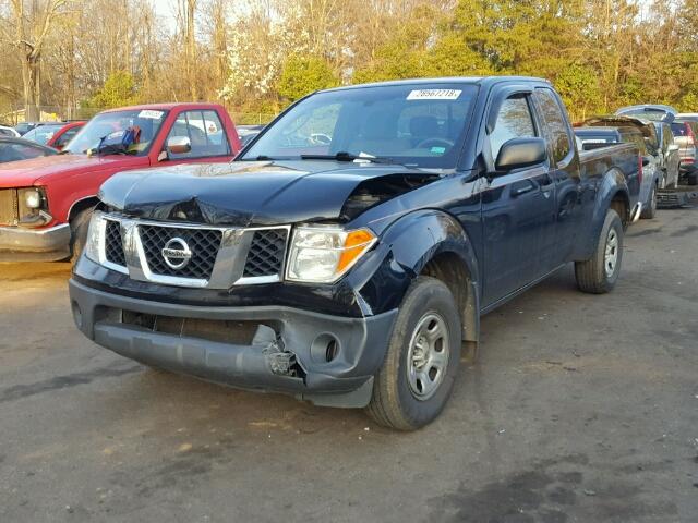 1N6BD06T67C402707 - 2007 NISSAN FRONTIER K BLACK photo 2