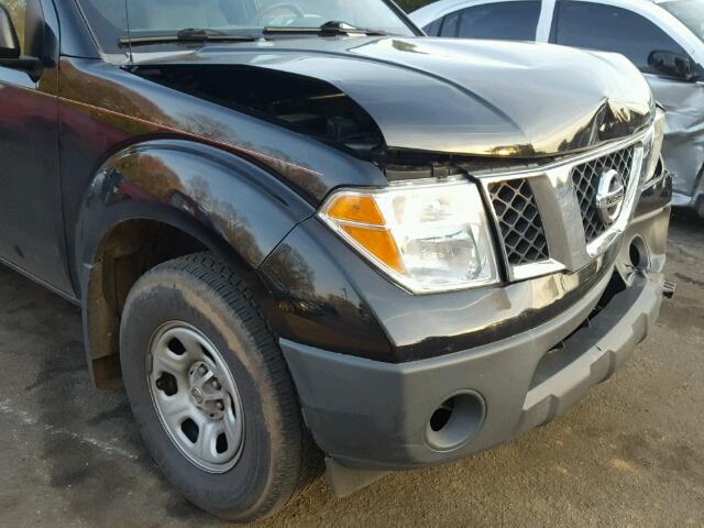 1N6BD06T67C402707 - 2007 NISSAN FRONTIER K BLACK photo 9