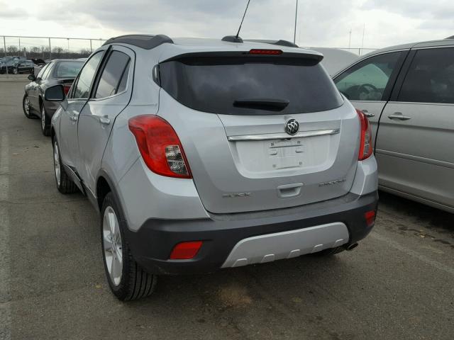 KL4CJASB9GB733591 - 2016 BUICK ENCORE SILVER photo 3