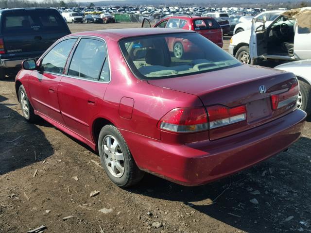 1HGCG66842A140477 - 2002 HONDA ACCORD EX RED photo 3