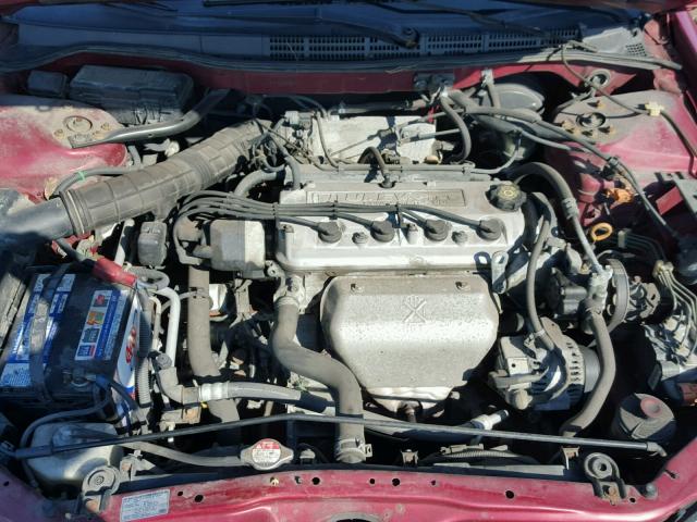 1HGCG66842A140477 - 2002 HONDA ACCORD EX RED photo 7