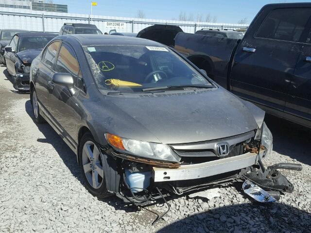 2HGFA16816H033105 - 2006 HONDA CIVIC EX Մոխրագույն լուսանկար 1