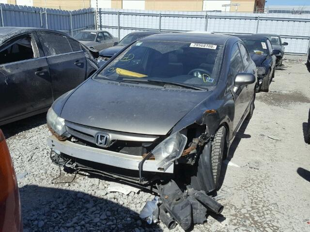 2HGFA16816H033105 - 2006 HONDA CIVIC EX Մոխրագույն լուսանկար 2