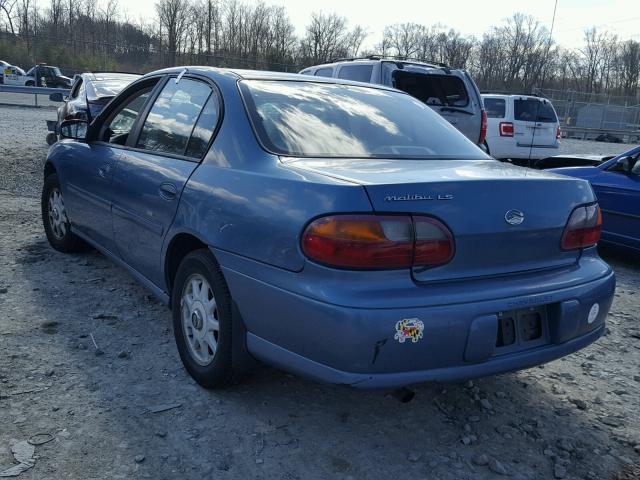 1G1NE52M7VY142528 - 1997 CHEVROLET MALIBU LS BLUE photo 3