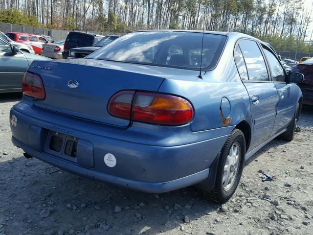 1G1NE52M7VY142528 - 1997 CHEVROLET MALIBU LS BLUE photo 4