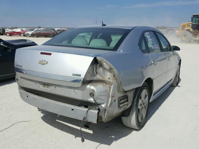 2G1WA5EK9B1248455 - 2011 CHEVROLET IMPALA LS SILVER photo 4