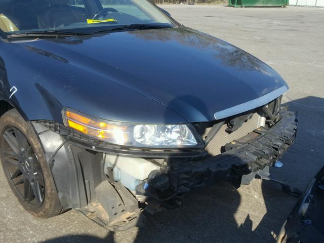 19UUA66205A050295 - 2005 ACURA TL TEAL photo 9