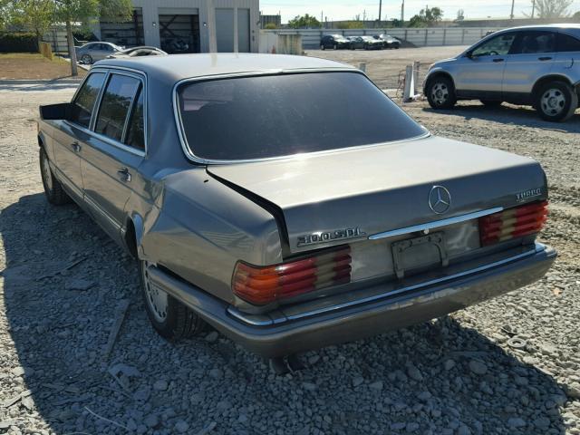 WDBCB25D3GA254139 - 1986 MERCEDES-BENZ 300 SDL SILVER photo 3