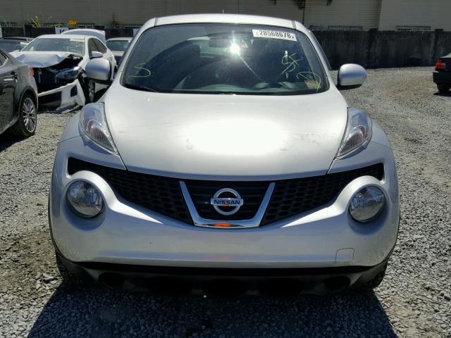 JN8AF5MR2DT201092 - 2013 NISSAN JUKE S SILVER photo 10