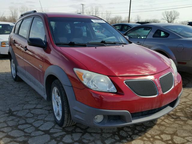 5Y2SL67876Z447783 - 2006 PONTIAC VIBE RED photo 1