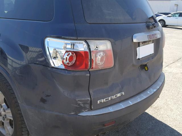 1GKEV23D09J143043 - 2009 GMC ACADIA SLT ლურჯი ფოტო 9