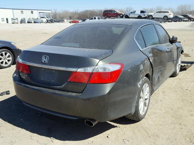 1HGCR2F71FA024122 - 2015 HONDA ACCORD EX GREEN photo 4